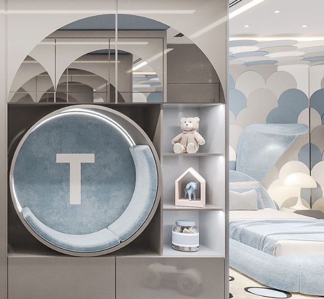 Embrace Light Blue Kid's Bedroom Retreat
