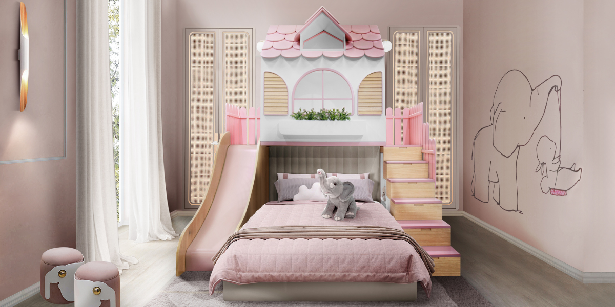 Enchanting Elegance: Designing a Pink and Elephant-Themed Girl's Bedroom