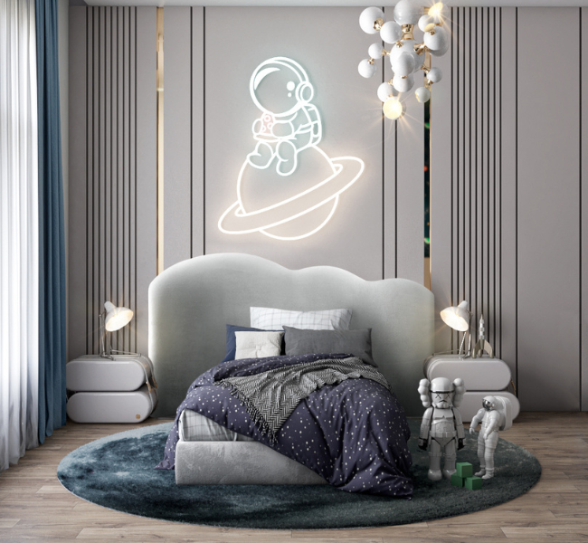 Enchanting Kids' Room Designs: A Blue Space for Every Boy's Imagination
