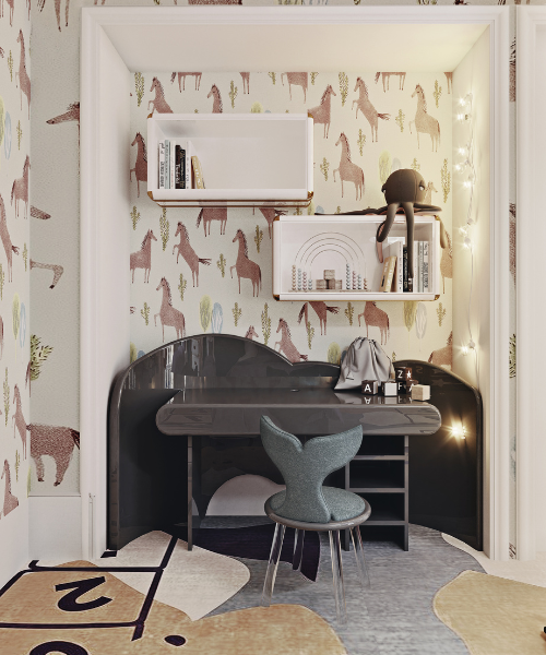 Enchanting Learning Spaces: Creating a Kids' Luxury Study Area Inspired by Animals