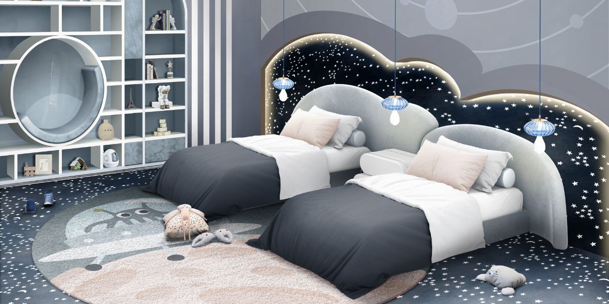 Fairy Tale Blues: Double Bedroom Magic for Kids