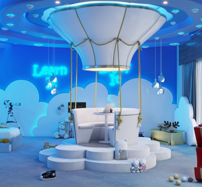 Get High Up In The Air With Our Into The Sky Room