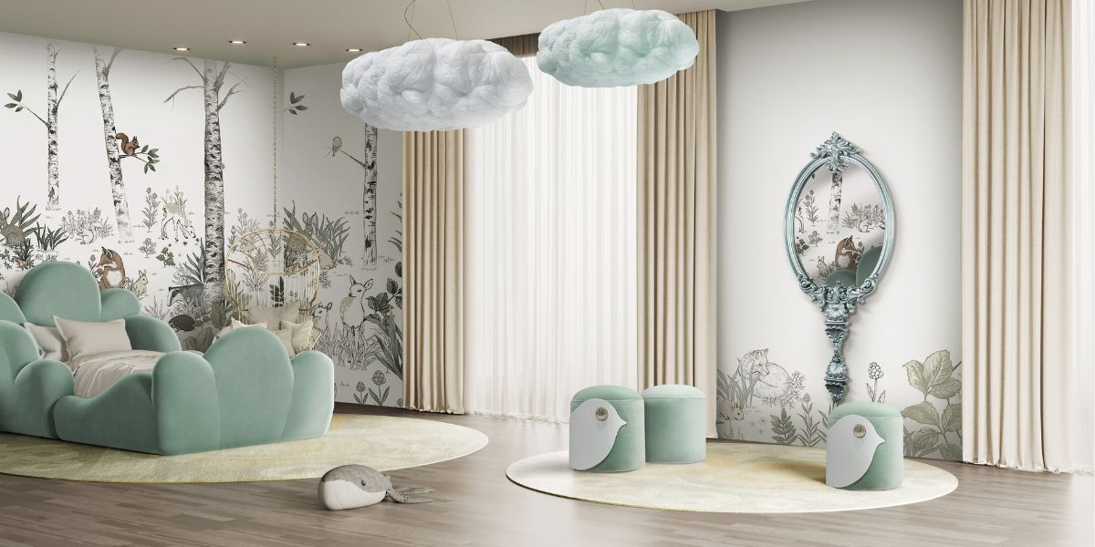 Green Paradise: Enchanting Bedroom for Little Dreamers