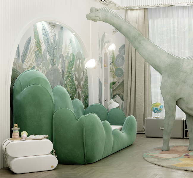 Inspirational Ideas for Green-Themed Kids' Bedrooms