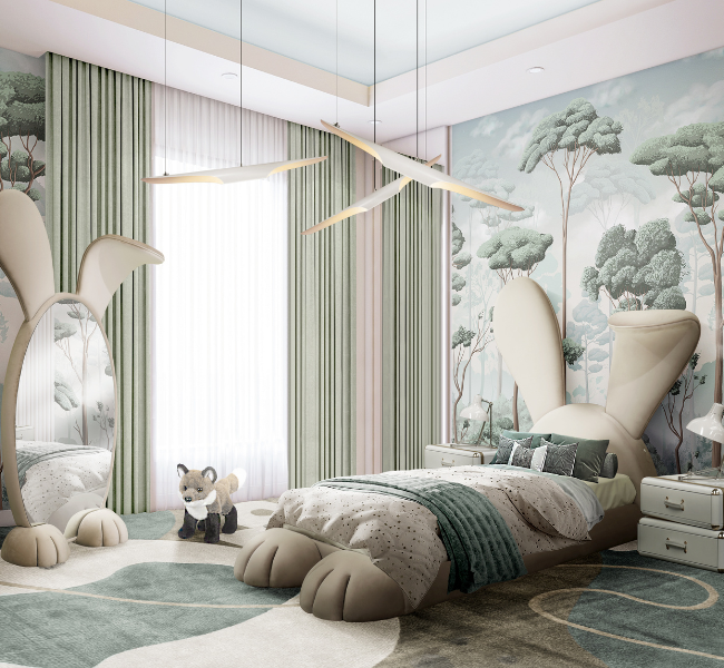 Into the Jungle: A Whimsical Twin Retreat
