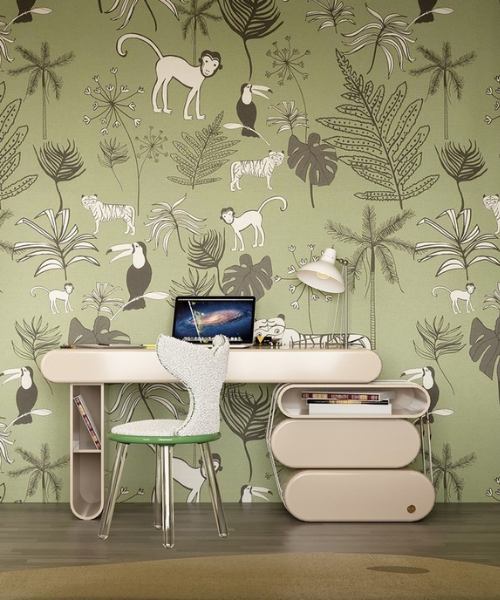 Into the Wild: Creating a Jungle-Inspired Kids' Luxury Study Area