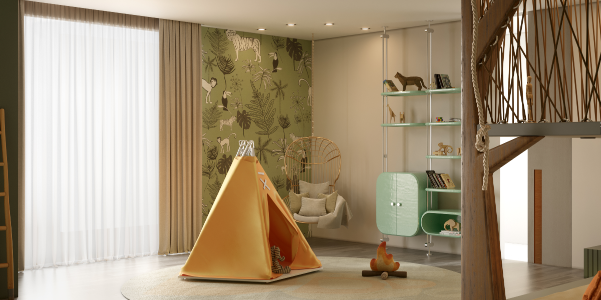 Jungle Theme Kids Room: A Luxury Project Inspired By Nature