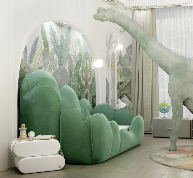 Jurassic Dreams: Kids' Bedrooms with Dino Bed