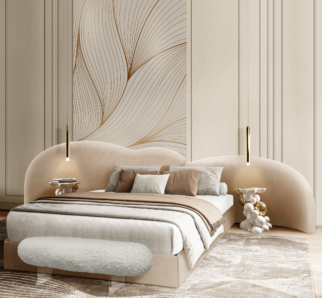 Layers, Textures, and Magical Furniture In This Neutral Kids' Bedroom