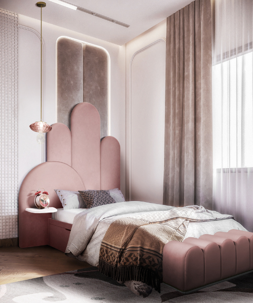 Luxurious Pink Bedroom for a Girl: A Dreamy Haven