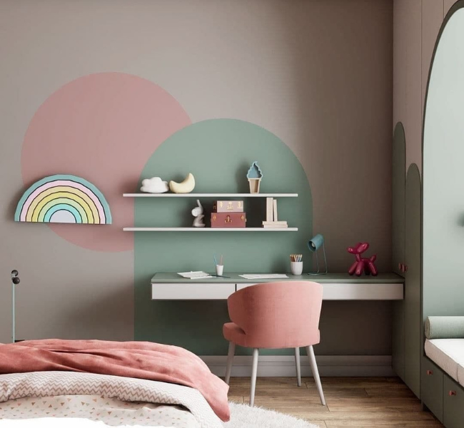 Magical Dreams: Designing a Pink and Green Bedroom for Little Girls