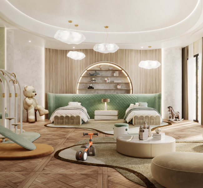 Magical Kids' Room in Calabasas Villa: A Dreamy Haven