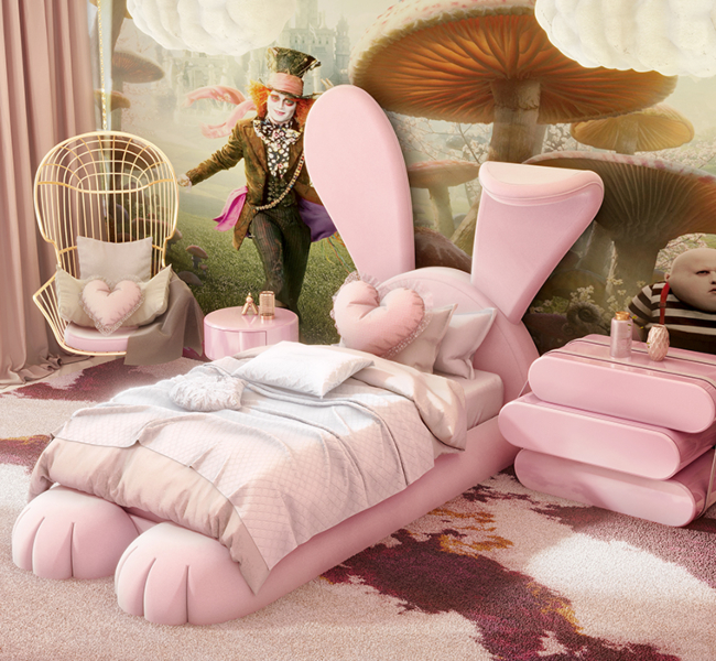 Magical Realms: An Alice In Wonderland-inspired Bedroom For Girls