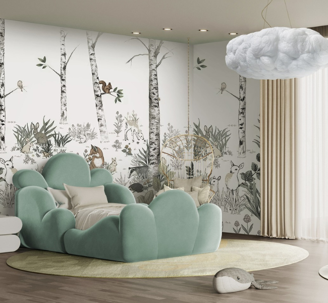 Minimal Elegance with a Touch of Luxury in a Girls’ BedRoom