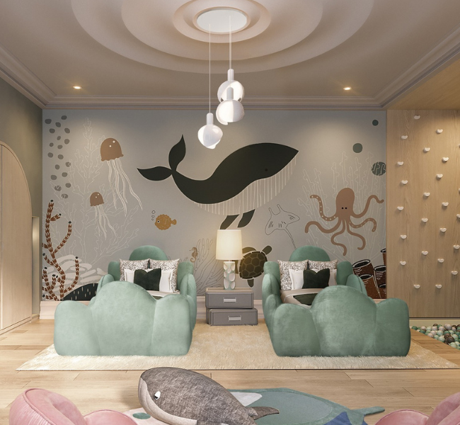 Minimal Elegance with a Touch of Luxury in a Girls’ BedRoom