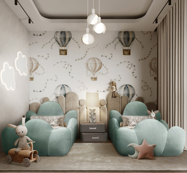 Minimal Elegance with a Touch of Luxury in a Girls’ BedRoom