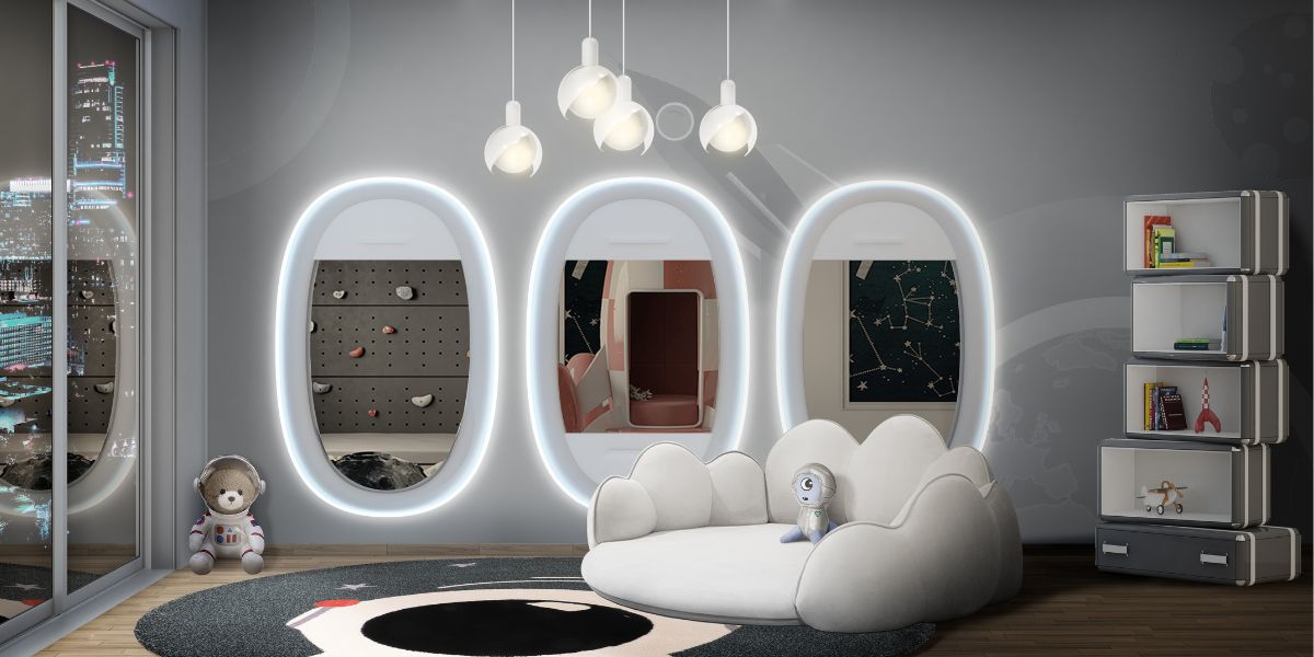 Monochrome Magic: A Grey-Toned Boys' Room