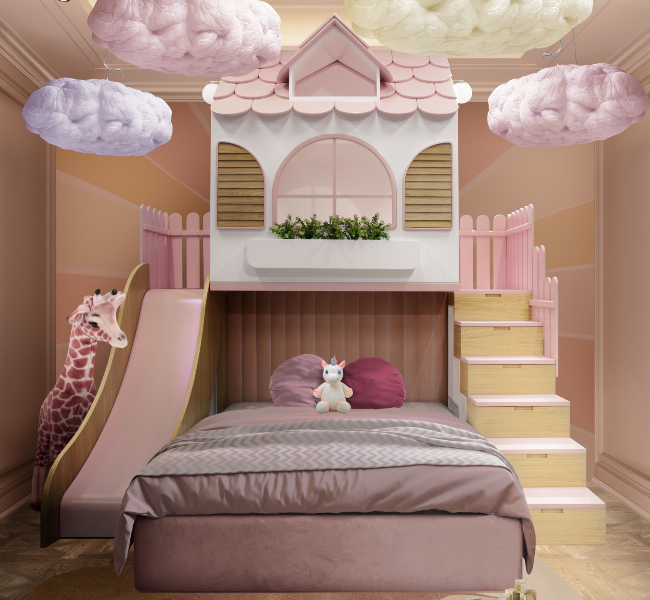 Only Princesses Allowed: A Whimsical Pink Bedroom For Girls