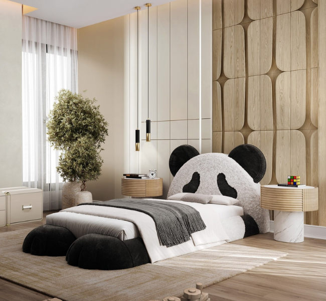 Panda Dreams: Where Playful Design Meets Cozy Comfort
