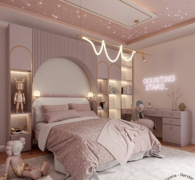 Pretty in Pink: A Dreamy Bedroom for Girls
