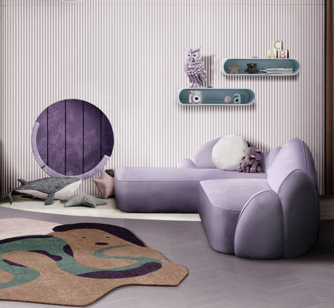 Purple Oasis: Another Magical Living Space For Kids