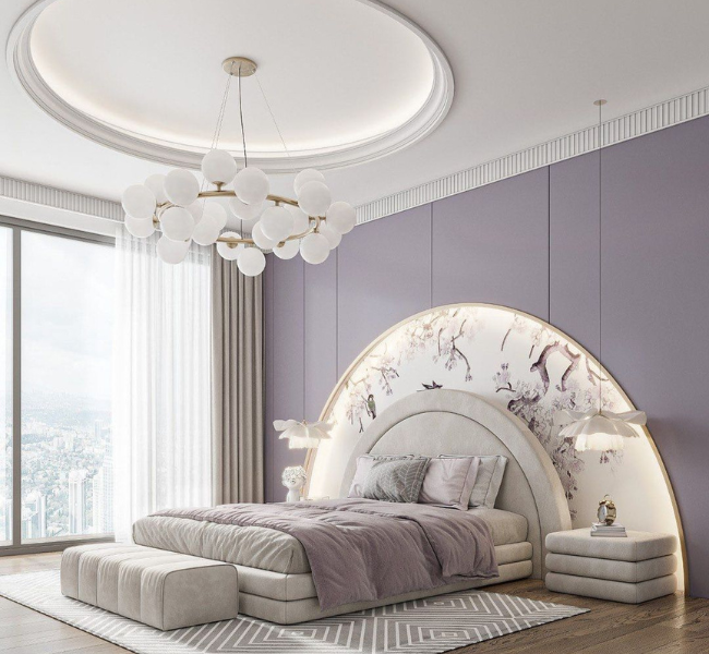 Serenity and Elegance in a Modern Bedroom for Girls