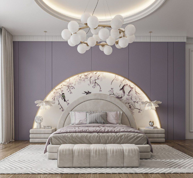 Serenity and Elegance in a Modern Bedroom for Girls
