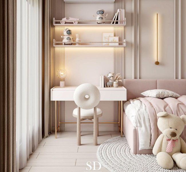 Soft and Sweet: Designing a Dreamy Light Pink Bedroom for Girls