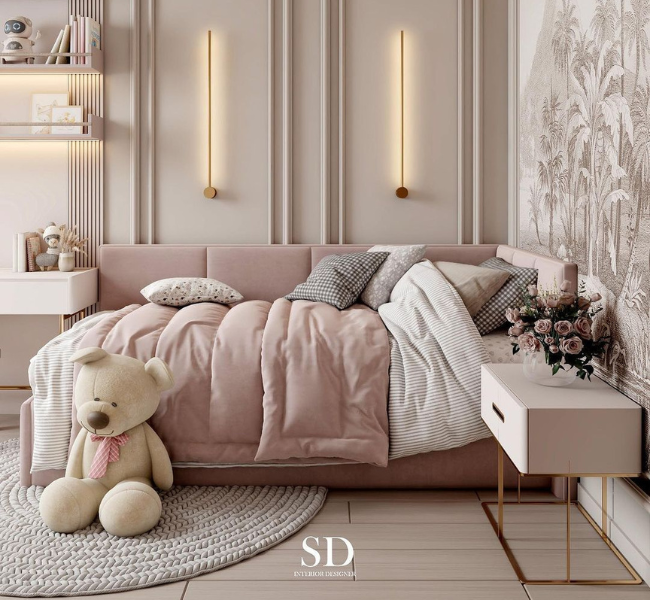 Soft and Sweet: Designing a Dreamy Light Pink Bedroom for Girls