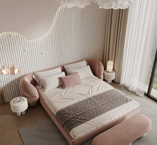 Soft Elegance: A Dreamy Pink Nursery for Growing Moments