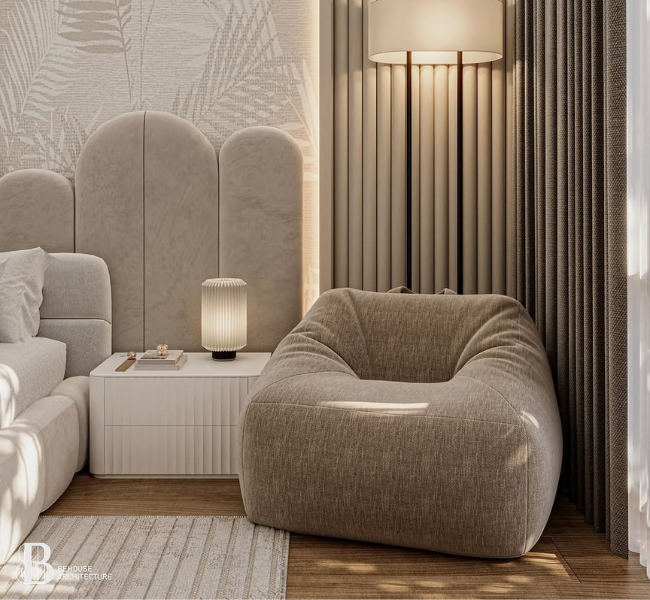 Sophisticated Serenity: A Modern Bedroom Design for Teenagers