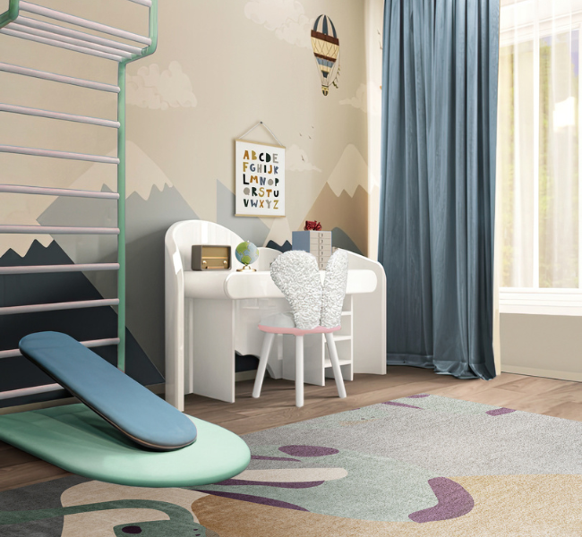 Splash of Color: Inspiring Bedroom and Playroom Design for Kids