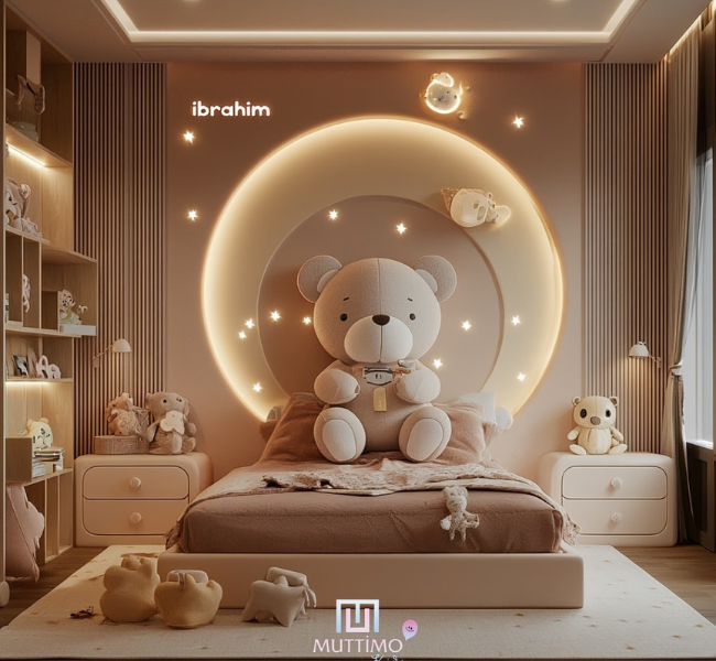 Sweet Dreams with Bears: A Magical Bedroom for a Little Princess