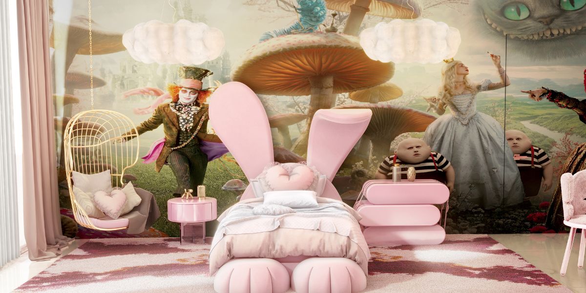 Sweet Serenity: Pinky Bedroom Elegance for Little Princesses by Pepe Calderin