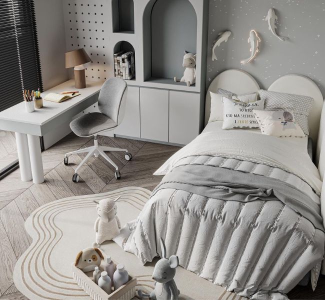 The Allure of Neutral Designs in Kids' Bedrooms
