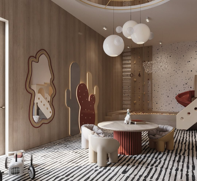The Ultimate Modern Playroom: A Fusion of Fun, Comfort, and Creativity