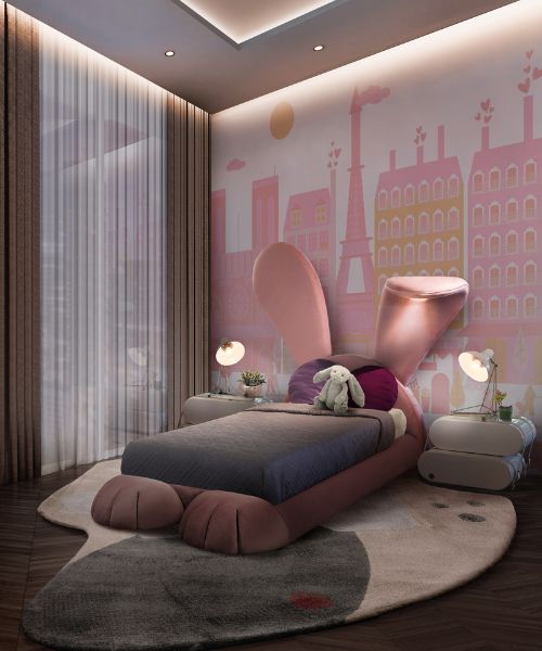 Transform Your Pink Bedroom With Our Mr. Bunny Bed