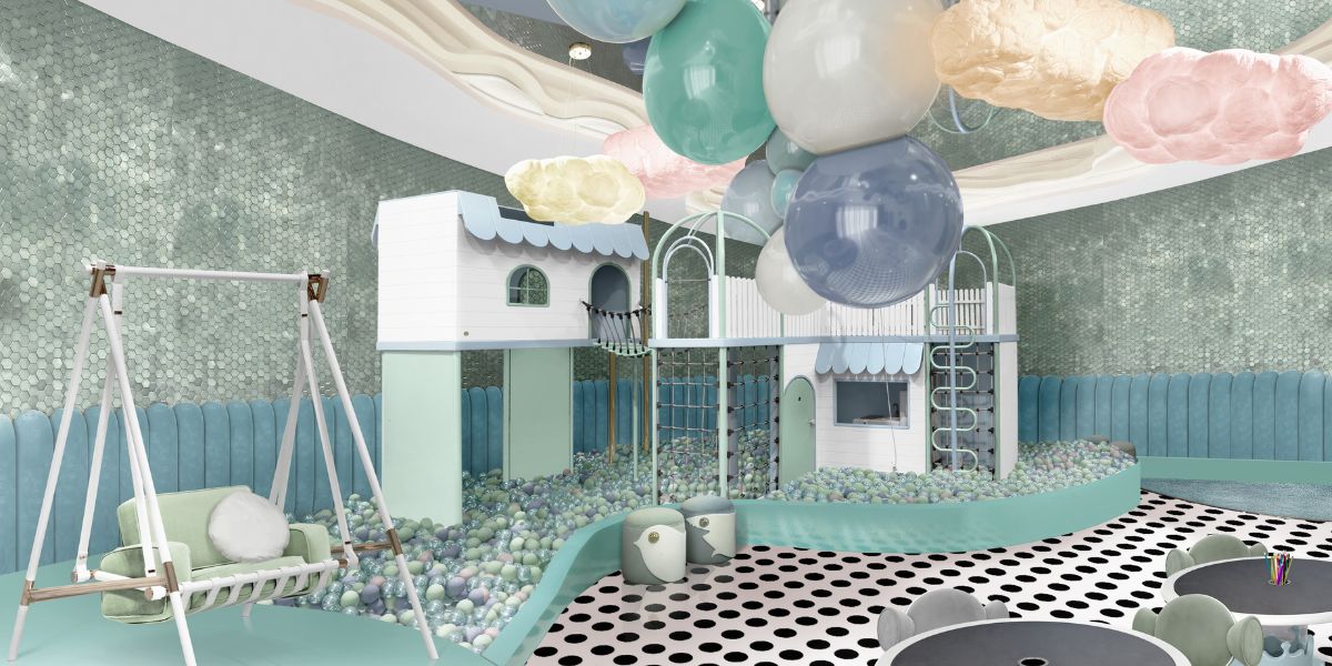Turquoise Playroom for Endless Joy