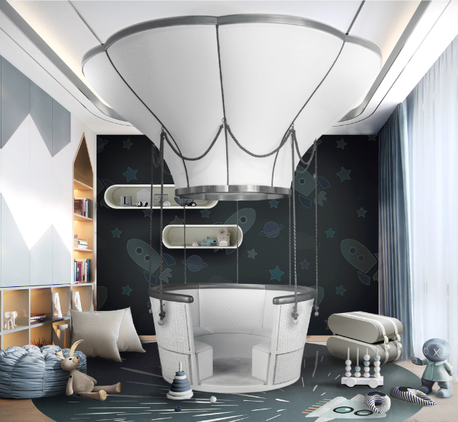 Up, Up, and Away! Creating Magical Kids' Bedrooms with the Fantasy Air Balloon Crib