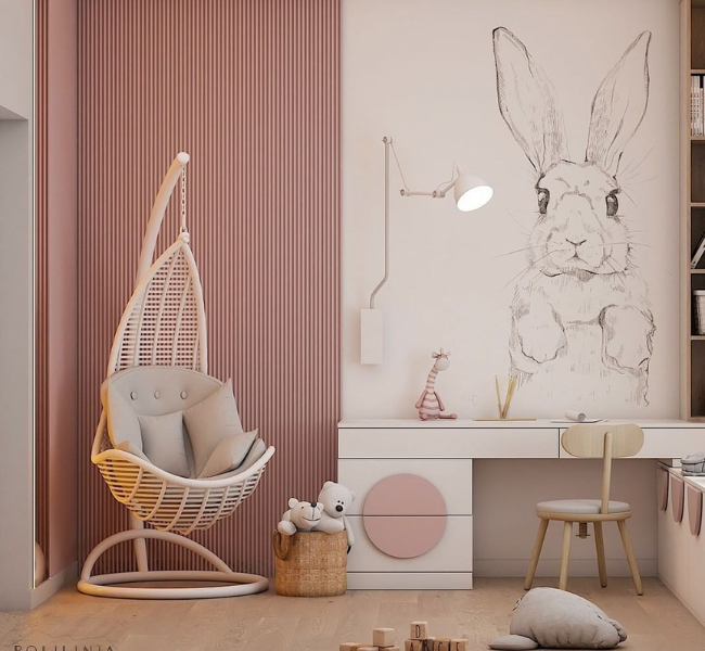 Whimsical Bunny-Themed Haven for Your Little One