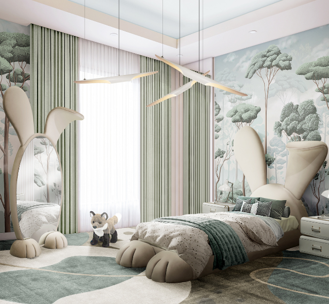 Whimsical Dreamscapes: Designing Enchanting Girl's Bedrooms
