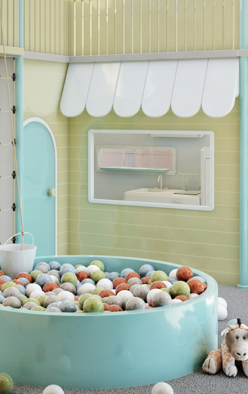GREEN MINT PLAYROOM