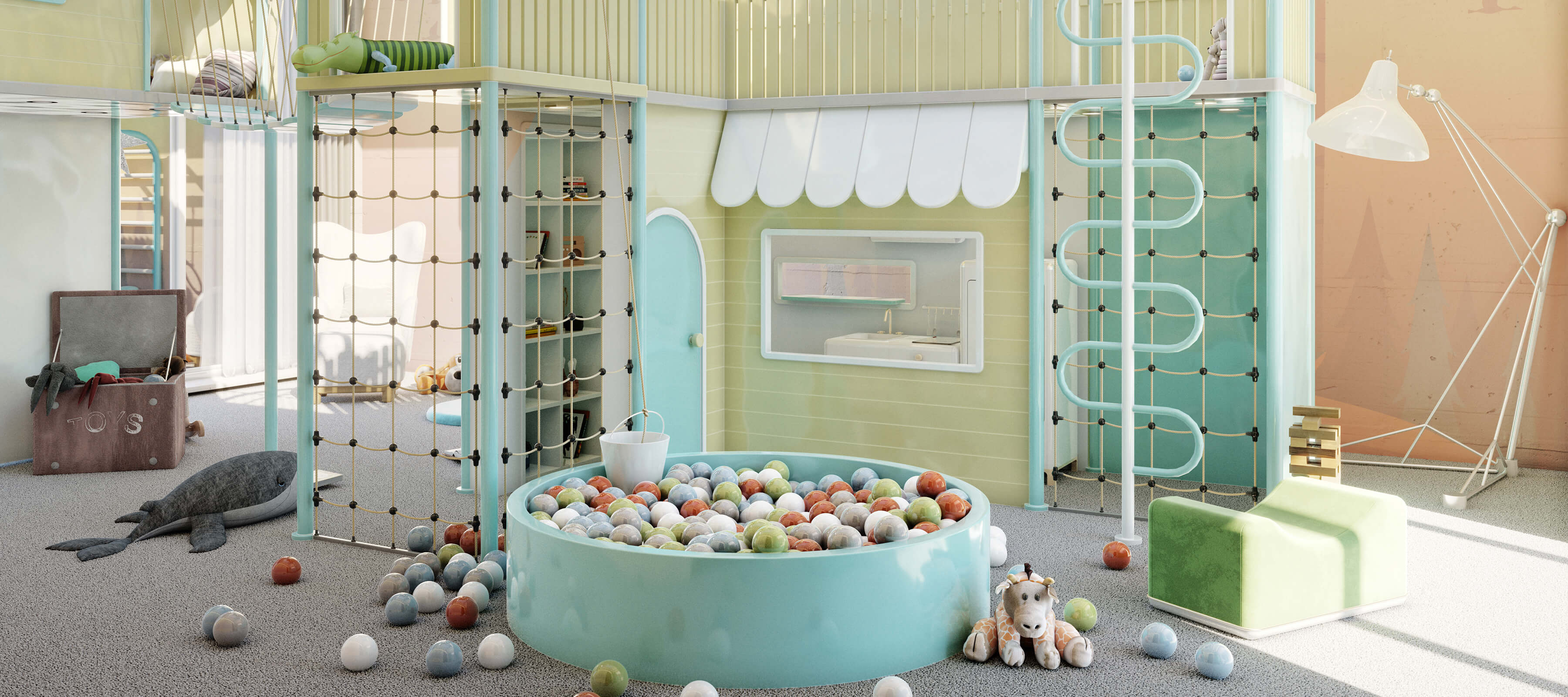 GREEN MINT PLAYROOM