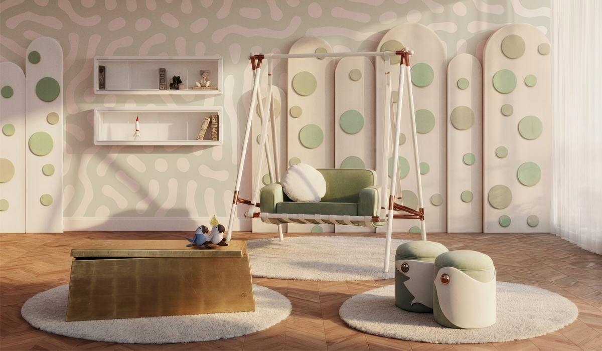 Gold circu magical furniture kids storage