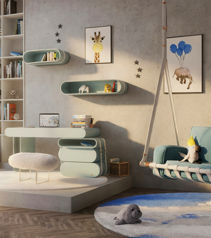 Cloud Big circu magical furniture kids storage