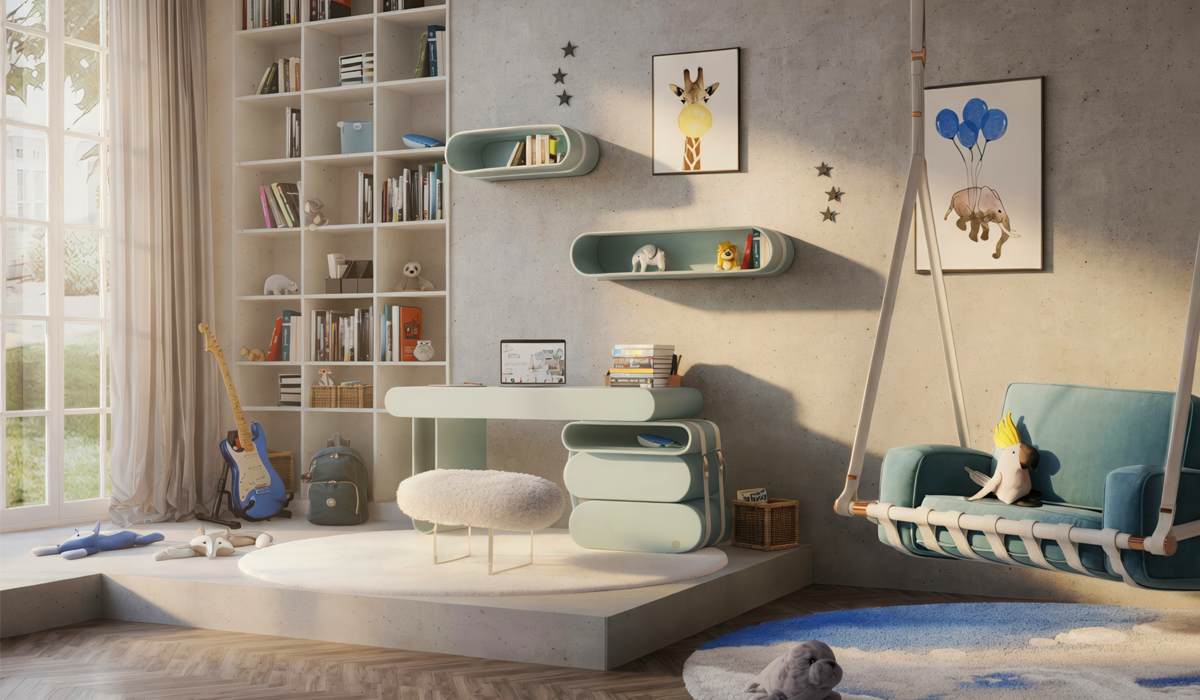 Cloud Big circu magical furniture kids storage