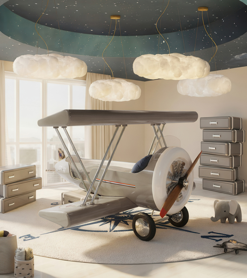 Sky B Plane circu magical furniture kids beds