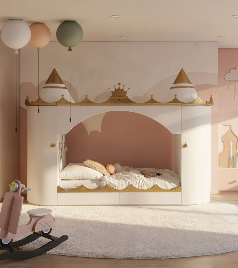 Kings & Queens Castle circu magical furniture kids beds