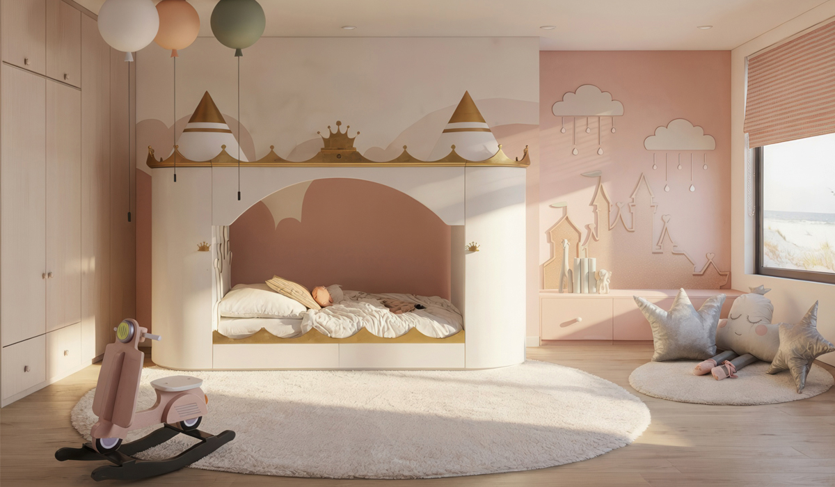 Kings & Queens Castle circu magical furniture kids beds