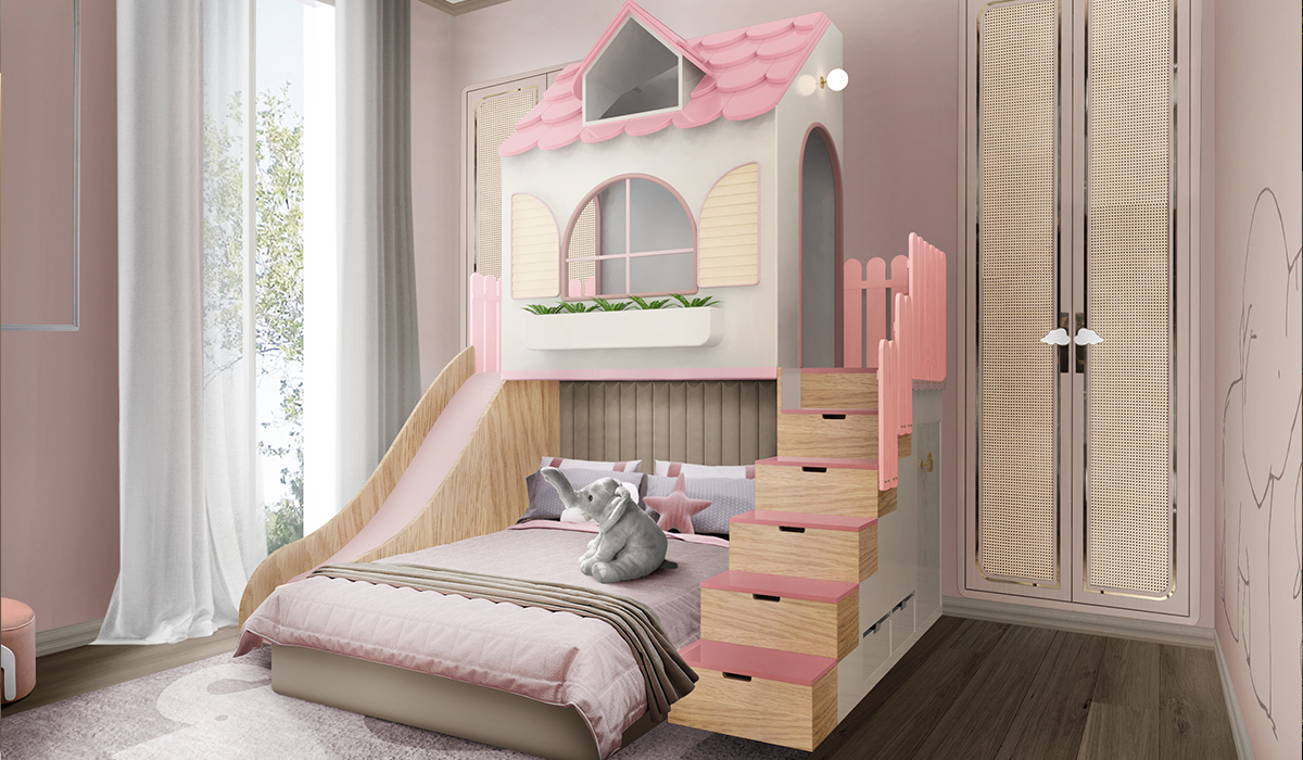 Dolly circu magical furniture kids play-learn
